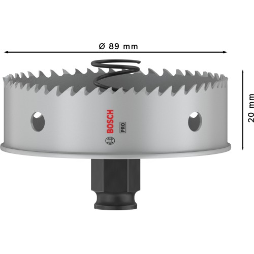 Sierra de corona PRO Sheet Metal PC Plus, 89 mm