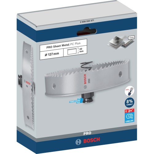 Sierra de corona PRO Sheet Metal PC Plus, 127 mm