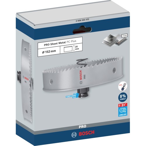 Sierra de corona PRO Sheet Metal PC Plus, 152 mm