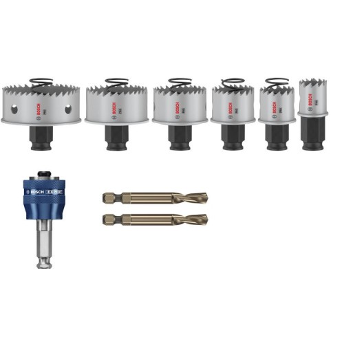 Set de sierras de corona PRO Sheet Metal PC Plus, 8 uds.