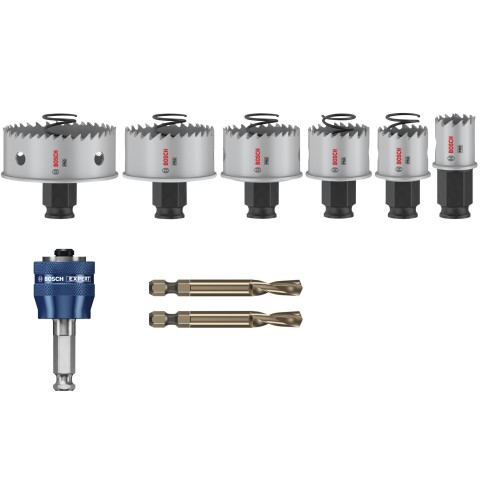 Set de sierras de corona PRO Sheet Metal PC Plus, 8 uds.