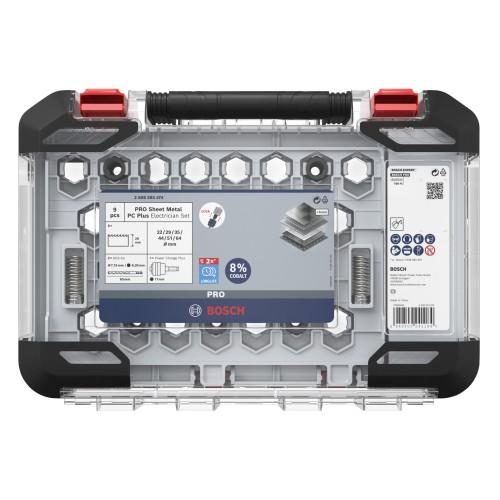 Set de sierras de corona PRO Sheet Metal PC Plus, 8 uds.