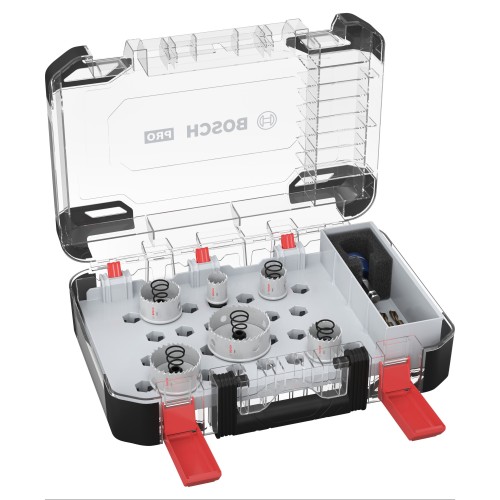 Set de sierras de corona PRO Sheet Metal PC Plus, 8 uds.