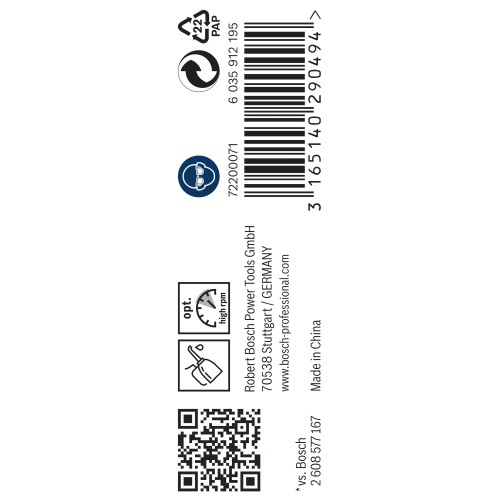 Broca helicoidal PRO Metal HSS-G, longitud estándar, 1 x 12 x 34 mm, 10 unidades