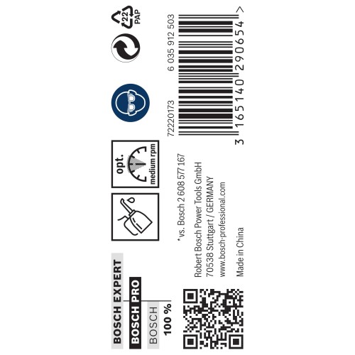 Broca helicoidal PRO Metal HSS-G, longitud estándar, 5,8 x 57 x 93 mm, 10 unidades