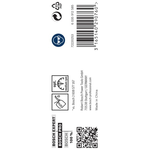 Broca helicoidal PRO Metal HSS-G, longitud estándar, 9,5 x 81 x 125 mm, 5 unidades