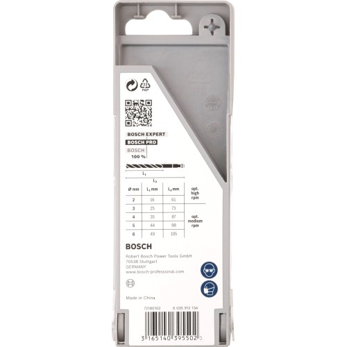 Sets de brocas para madera PRO Wood HSS, 5 uds.