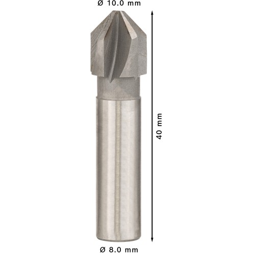 Broca avellanadora PRO Steel HSS, 10 x 40 mm, M5