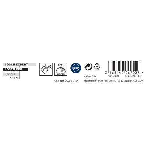 Broca helicoidal PRO Metal HSS-G larga, 3 x 66 x 100 mm, 5 unidades