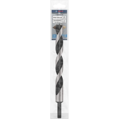 Broca para madera PRO Wood, 20 x 190 x 250 mm