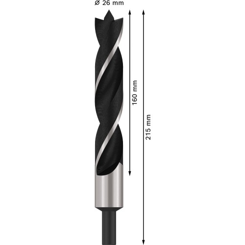 Broca para madera PRO Wood, 26 x 160 x 215 mm