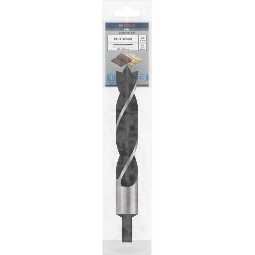 Broca para madera PRO Wood, 28 x 160 x 220 mm