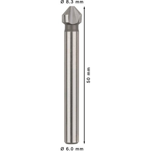 Broca avellanadora PRO Soft Metal HSS, 8,3 x 50 mm, M4