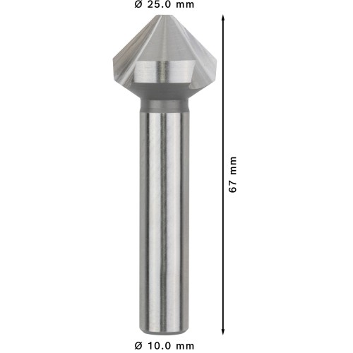 Broca avellanadora PRO Soft Metal HSS, 25 x 67 mm, M12
