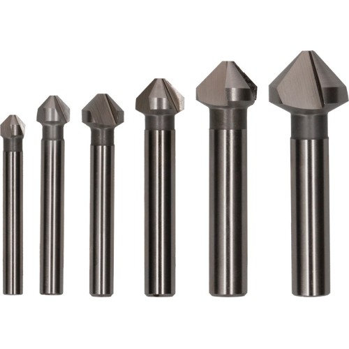 Set de brocas avellanadoras PRO Soft Metal HSS, 6 uds.