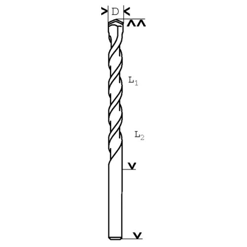 Brocas para hormigón CYL-3