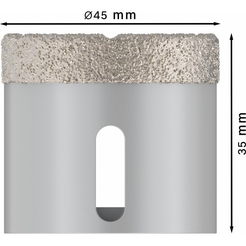 Corona en seco PRO Ceramic dry, 45 x 35 mm, X-Lock