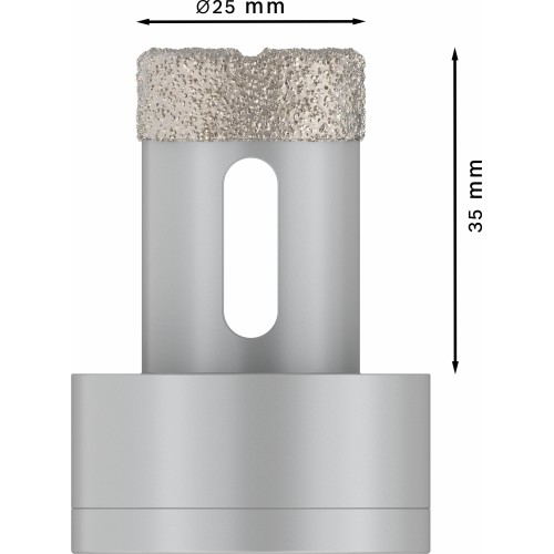 Corona en seco PRO Ceramic dry, 25 x 35 mm, X-Lock