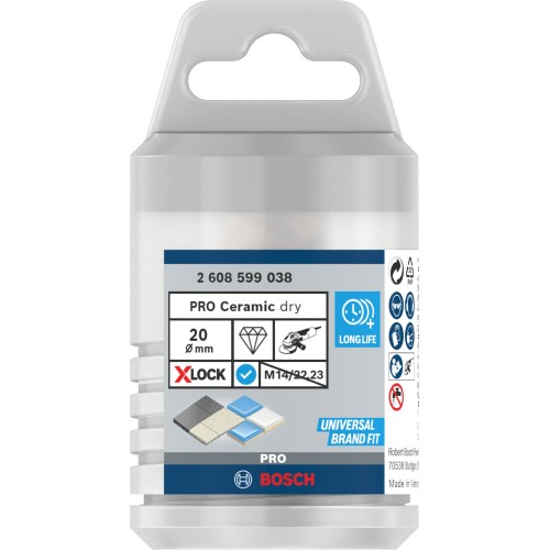 Corona en seco PRO Ceramic dry, 20 x 35 mm, X-Lock