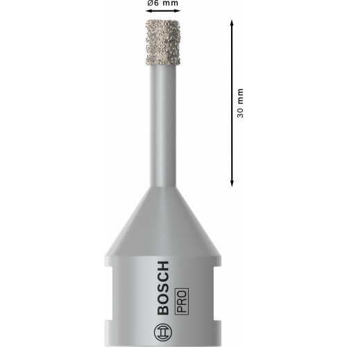 Corona en seco PRO Ceramic dry, 6 x 30 x 22,23 mm