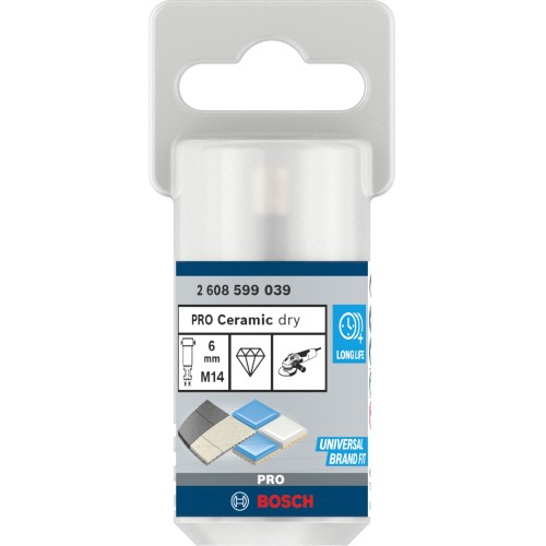 Corona en seco PRO Ceramic dry, 6 x 30 x 22,23 mm