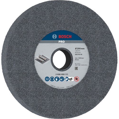 vaso de desbaste PRO Metal, 200 x 25 x 32 mm, G36