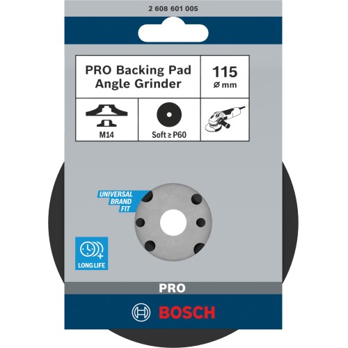 Plato de soporte blando PRO, 115 mm, M14