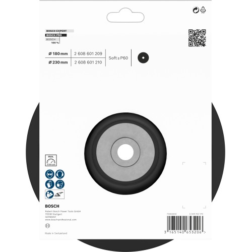 Plato de soporte blando PRO, 180 mm, M14