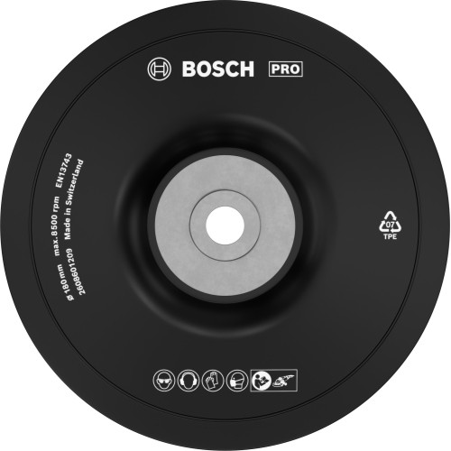 Plato de soporte blando PRO, 180 mm, M14