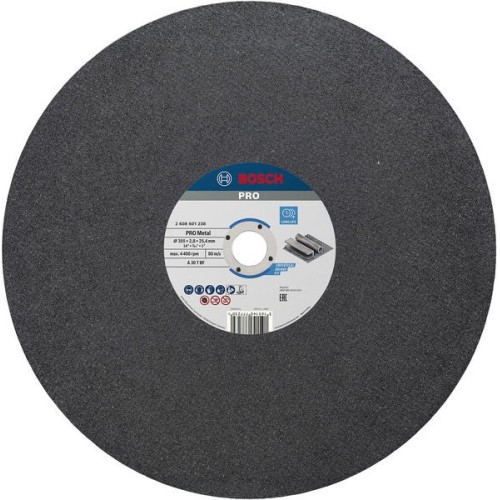 Disco de corte abrasivo PRO Metal, 355 x 2,8 x 25,4 mm