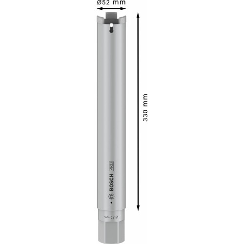 PRO Core Cutter dry, 52 x 330 mm, 1 1/4" UNC