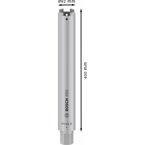 PRO Core Cutter dry, 62 x 400 mm, 1 1/4" UNC