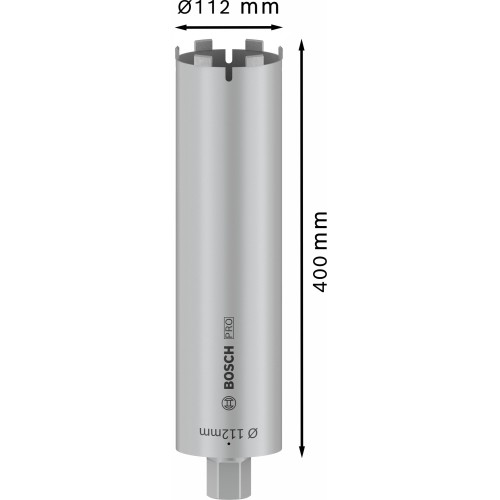 PRO Core Cutter dry, 112 x 400 mm, 1 1/4" UNC