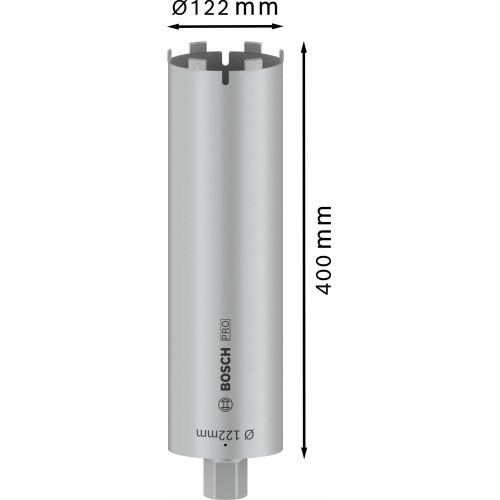 PRO Core Cutter dry, 122 x 400 mm, 1 1/4" UNC