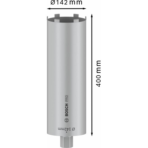 PRO Core Cutter dry, 142 x 400 mm, 1 1/4" UNC