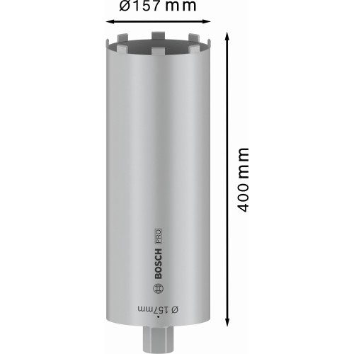 PRO Core Cutter dry, 157 x 400 mm, 1 1/4" UNC