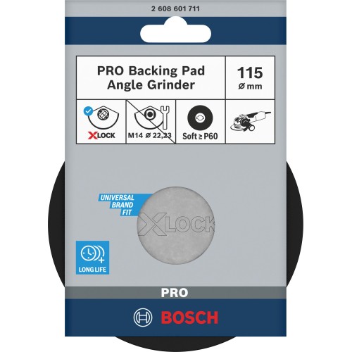 Plato de soporte blando PRO, 115 mm, X-Lock