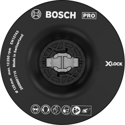 Plato de soporte medio PRO, 125 mm, X-Lock