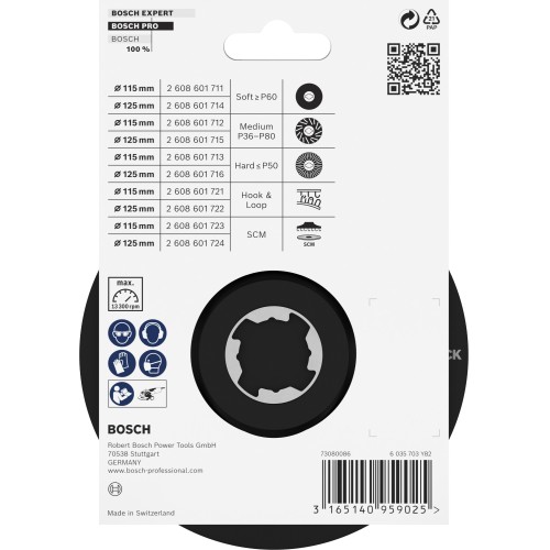 PRO Backing Pad, 115 mm, SCM