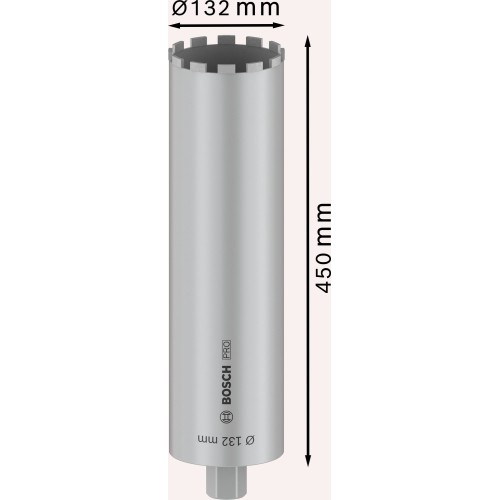 PRO Core Cutter wet, 132 x 450 mm, 1 1/4" UNC
