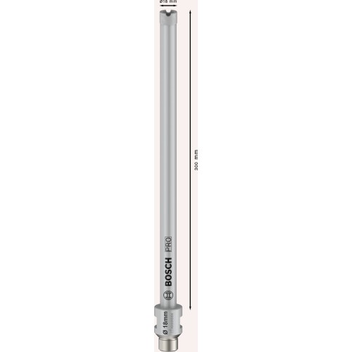 PRO Core Cutter wet, 18 x 300 mm, G 1/2"