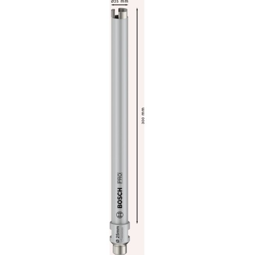 PRO Core Cutter wet, 25 x 300 mm, G 1/2"