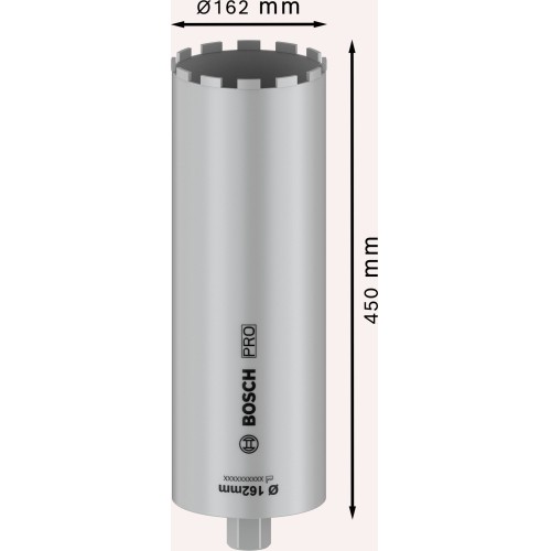 PRO Core Cutter wet, 162 x 450 mm, 1 1/4" UNC