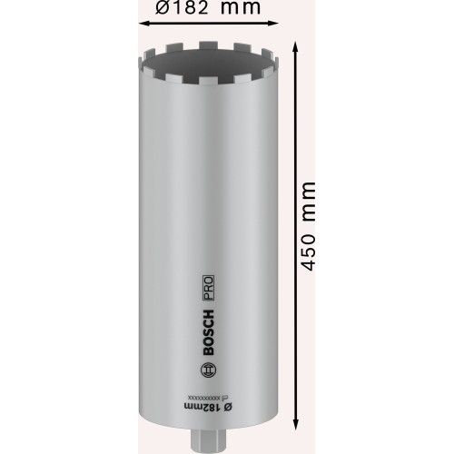 PRO Core Cutter wet, 182 x 450 mm, 1 1/4" UNC
