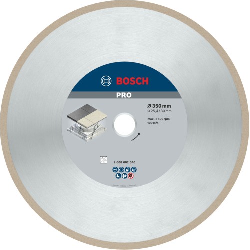 Disco de diamante PRO Ceramic, 350 x 30/25,4 mm