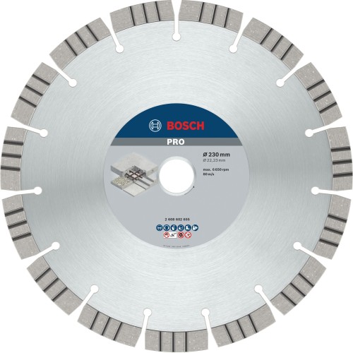 Disco de diamante PRO Concrete, 230 x 22,23 mm