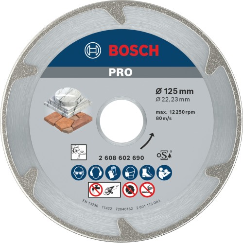 Disco de diamante PRO Marble, 125 x 22,23 mm