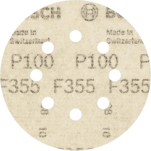 Disco de lija PRO F355, 125 mm, G100, 5 unidades