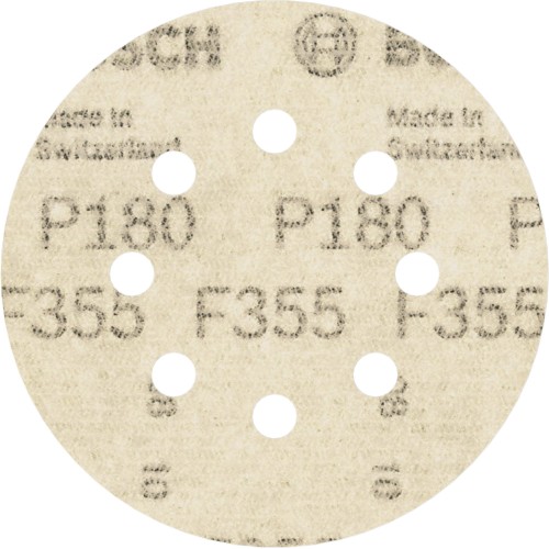 Disco de lija PRO F355, 125 mm, G180, 5 unidades