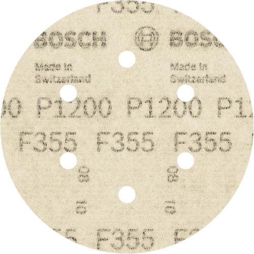 Disco de lija PRO F355, 150 mm, G1200, 5 unidades